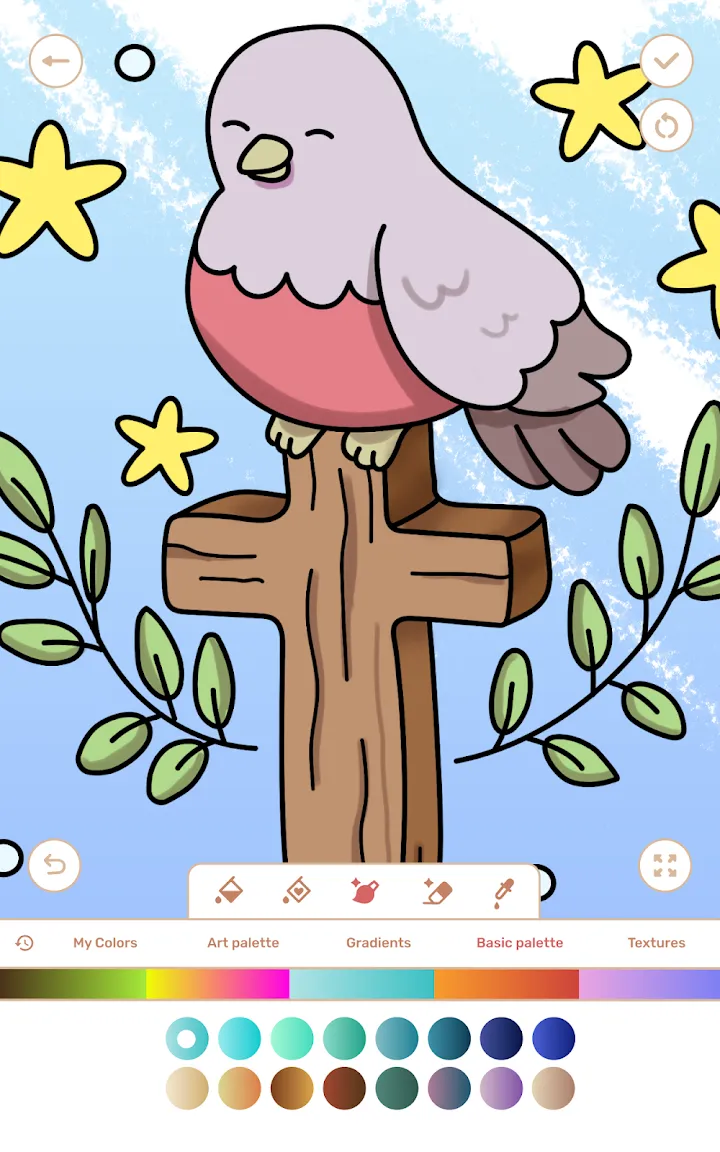 Ilustracja świata Cozy Bible